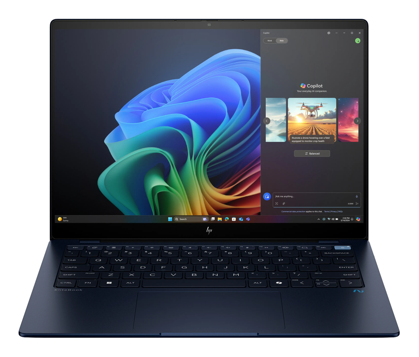 Laptop HP EliteBook Ultra G1q8 | Snapdragon X Plus / Qualcomm Snapdragon X Plus series / RAM 16 GB / SSD / 14,0″ 2.2K