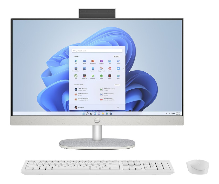 Computer HP All-in-One 24-cr0061nf | R7-7730U | 16GB RAM | SSD 1TB / Ryzen 7 / RAM 16 GB / SSD