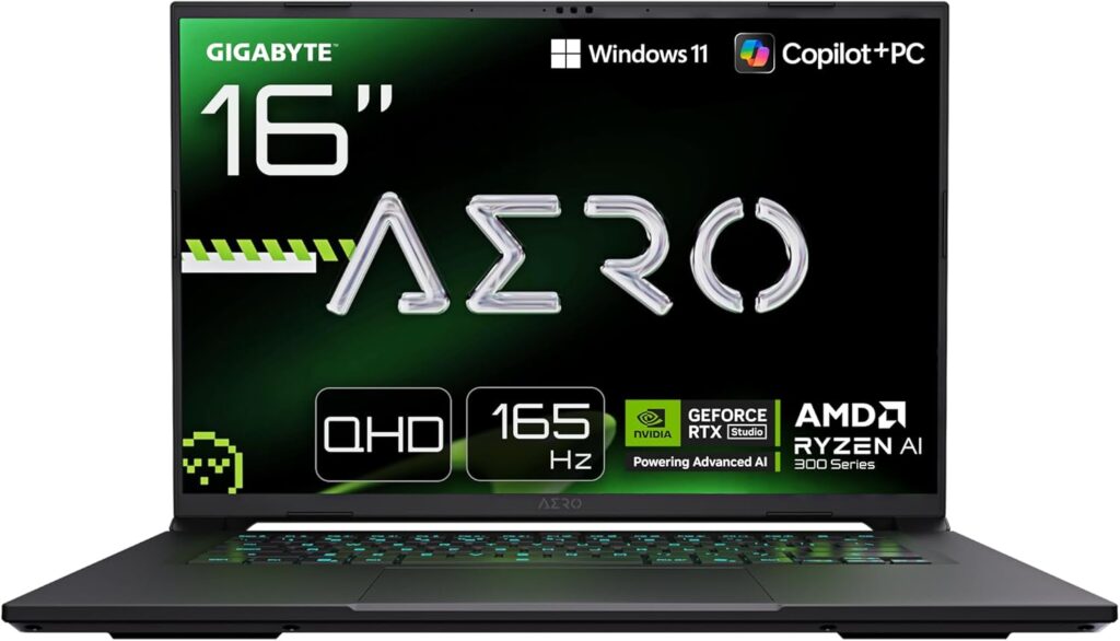 Laptop Gigabyte Aero X16 1WH93DEC64AH / Ryzen 7 / RAM 32 GB / SSD / 16,0″ WQXGA