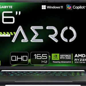 Laptop Gigabyte Aero X16 1WH93DEC64AH / Ryzen 7 / RAM 32 GB / SSD / 16,0″ WQXGA