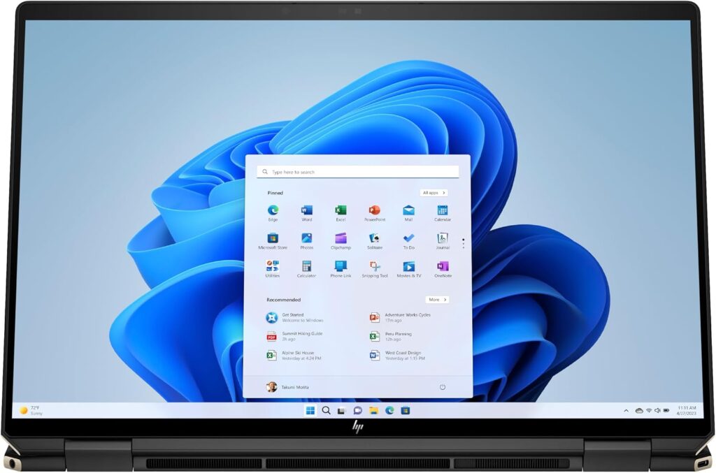 Laptop HP Spectre x360 16-aa0005ne / Core Ultra 7 / RAM 32 GB / SSD / 16,0″ 2.8K