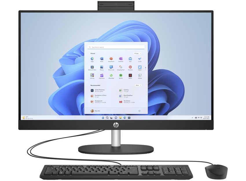 Computer HP All-in-One 27-cr0037na / Ryzen 7 / RAM 16 GB / SSD