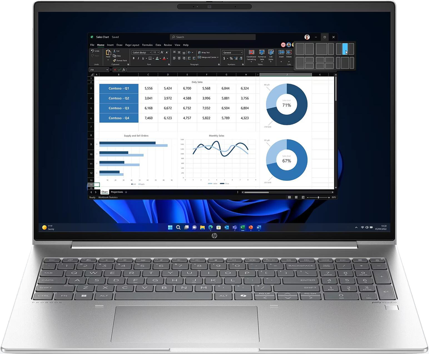 Laptop HP ProBook 460 G11 | Ultra 7 155U | W11P / Core Ultra 7 / RAM 16 GB / SSD / 16,0″ WUXGA