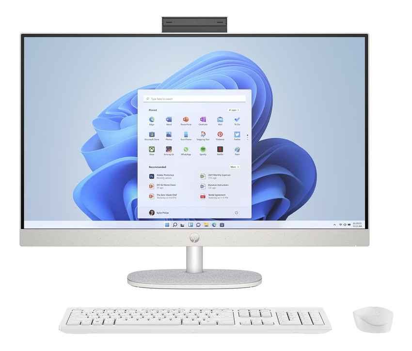 Computer HP All-in-One 27-cr0041nf / Ryzen 7 / RAM 16 GB / SSD