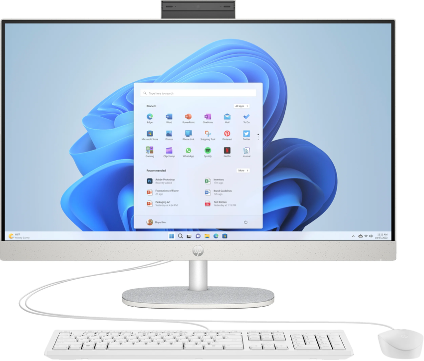 Computer HP All-in-One 27-cr0154nh | i7 13.gen | Touch | Win 10 Pro / i7 / RAM 8 GB / SSD