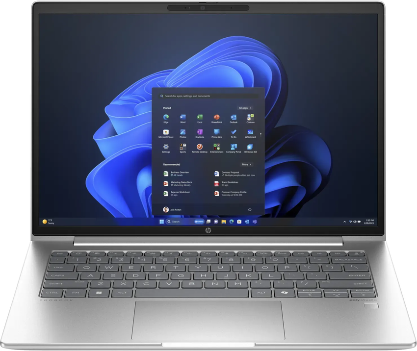 Laptop HP ProBook 440 G11 | U7 155U | Win 10 Pro / Core Ultra 7 / RAM 8 GB / SSD / 14,0″ WUXGA