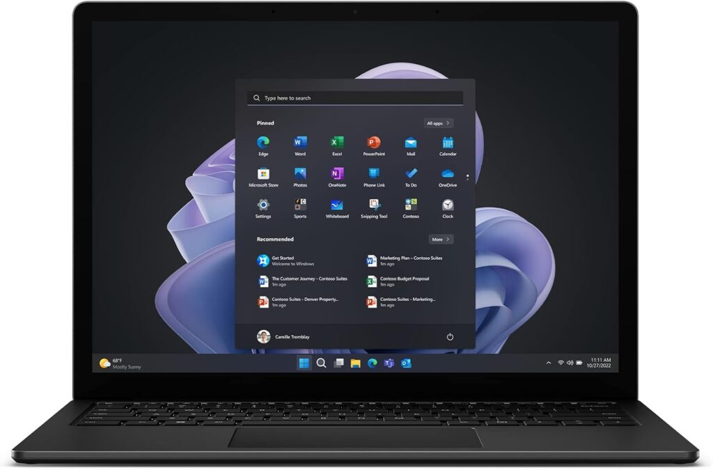 Laptop Microsoft Surface 5 / i7 / RAM 16 GB / 13,3″ 2256x1504