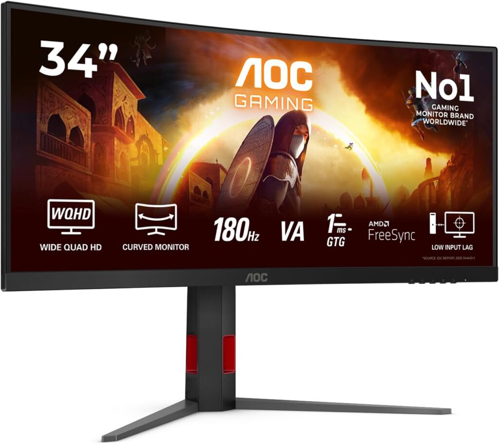 Monitor AOC CU34G4 86,36 cm (34″) UWQHD 1ms