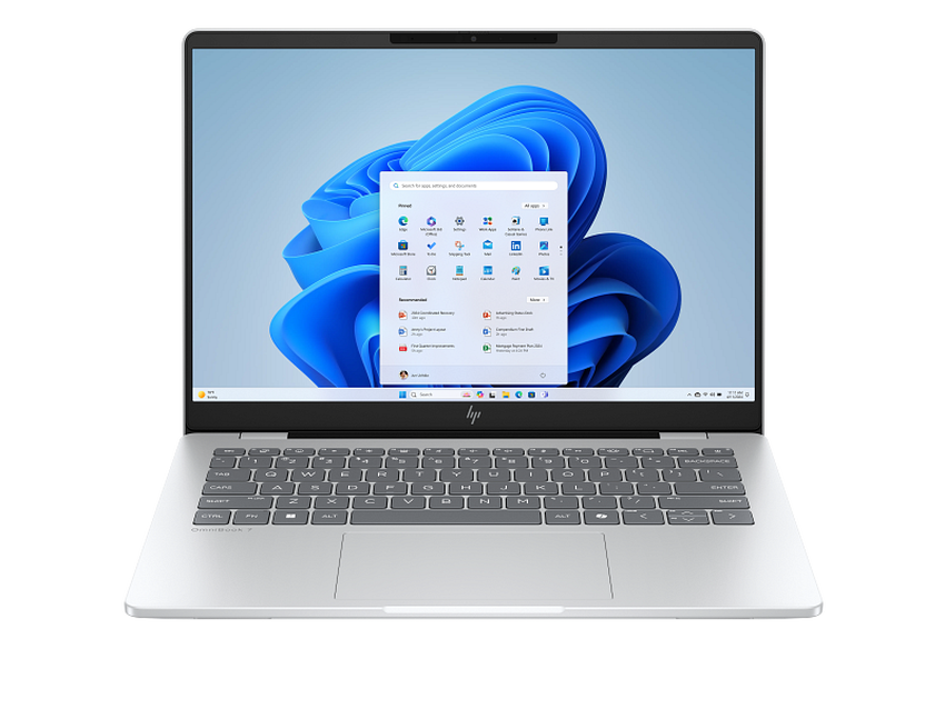 Laptop HP OmniBook 7 AI 14-fr0000nf | U7-255H | 32GB RAM | SSD 1TB | W11H / Core Ultra 7 / RAM 32 GB / SSD / 14,0″ WUXGA