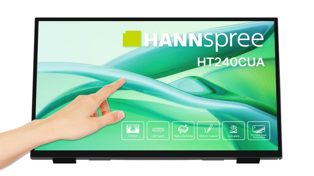 Monitor touch Hannspree HT240CUA 60,96 cm (24") FHD 100 Hz USB-C