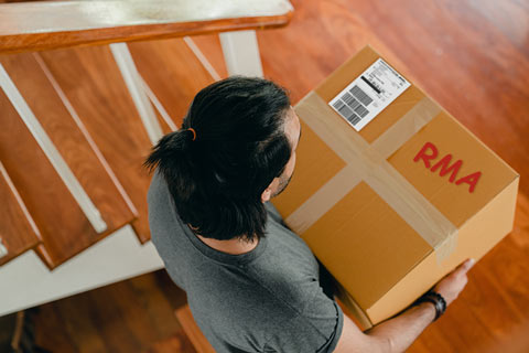 procedura di RMA Return Merchandise Authorization