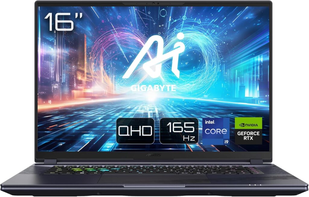 Laptop Gigabyte Aorus 16X ASG / i9 / RTX 4070 Max-Q / RAM 32 GB / 16,0″ WQXGA