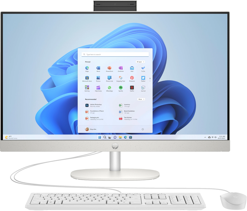 Computer HP All-in-One 27-cr0046nl | R7 7730U | 16GB RAM | 1TB SSD | W11H / Ryzen 7 / RAM 16 GB / 1TB SSD