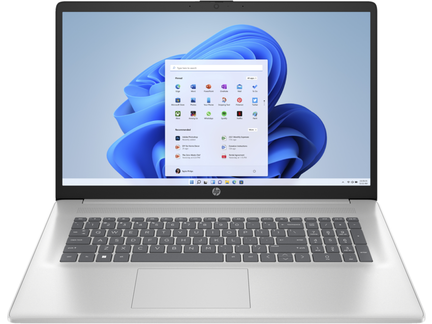 Laptop HP 17-cn3056nf | N100 / N-series / RAM 4 GB / 17,3″ HD+