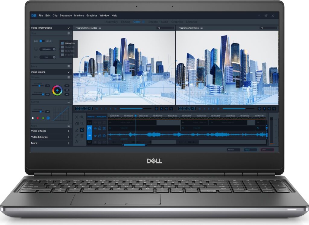 Laptop Dell Precision 7560 / i7 / Quadro T1200 / RAM 32 GB / 1TB SSD / 15,6″ FHD