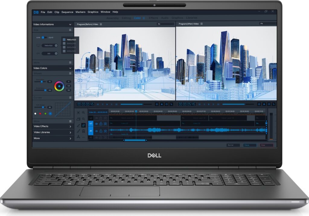 Laptop Dell Precision 7760 / i7 / RTX A3000 / RAM 32 GB / 512GB SSD / 17,3″ FHD